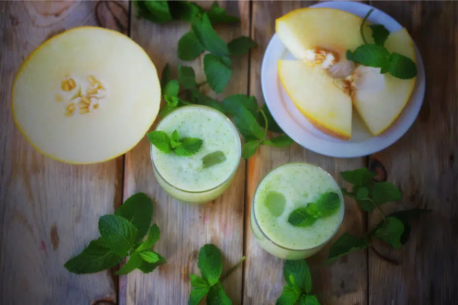 Recette de Smoothie Melon Menthe